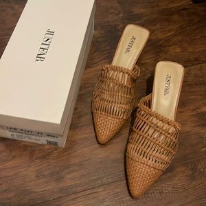 JUST FAB BROWN MULE